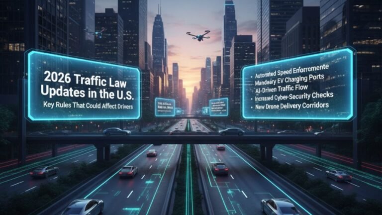 2026 Traffic Law Updates in the U.S.: Key Rules That Could Affect Drivers