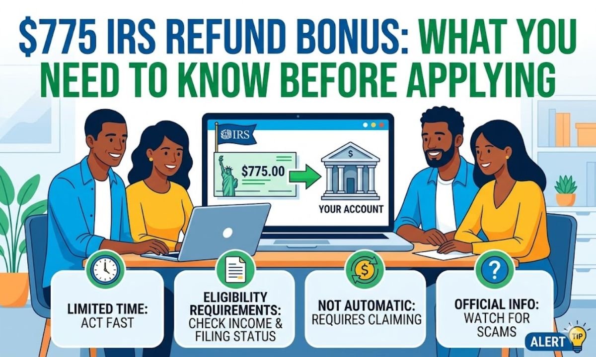 $775 IRS Refund Bonus: What You Need to Know Before Applying