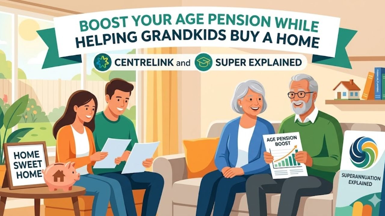 Boost Your Age Pension While Helping Grandkids Buy a Home: Centrelink and Super Explained
