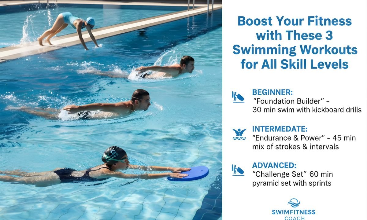 Boost Your Fitness with These 3 Swimming Workouts for All Skill Levels