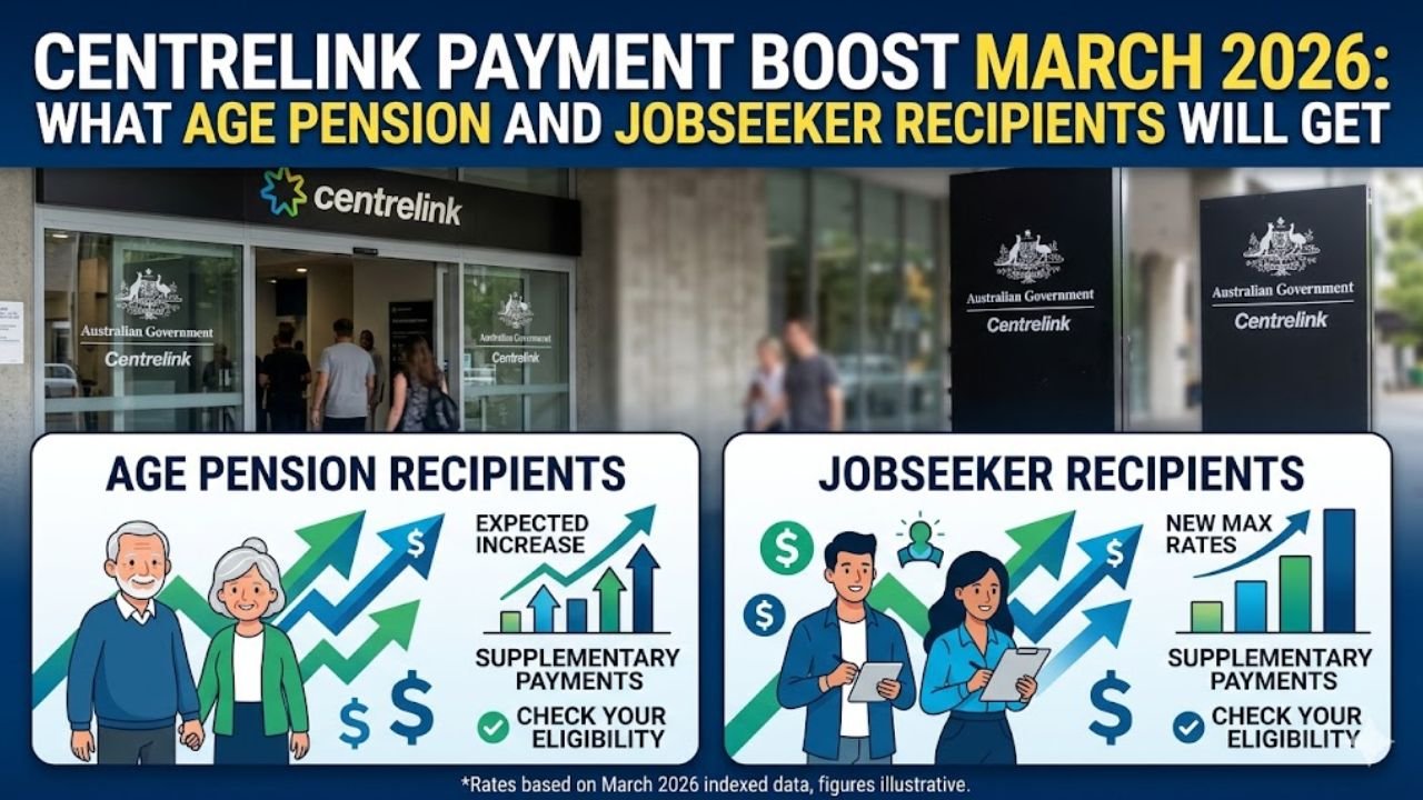 Centrelink Payment Boost March 2026: What Age Pension and JobSeeker Recipients Will Get