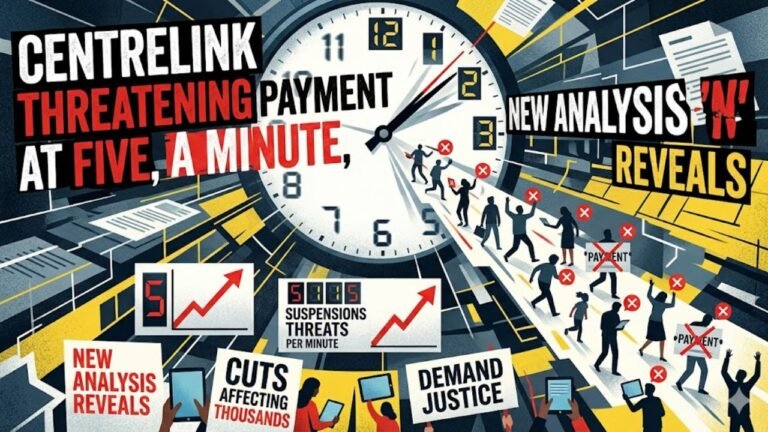 Centrelink Threatening Payment Suspensions at Five a Minute, New Analysis Reveals