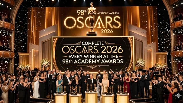 Complete Oscars 2026 Winners: Every Winner at the 98th Academy Awards
