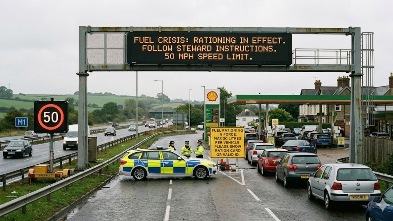 Fuel Crisis Measures: UK May Introduce Petrol Rationing and 50mph Limit