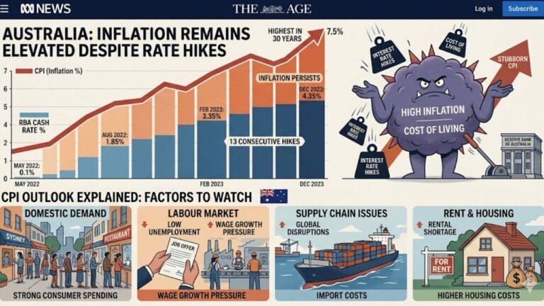 Interest Rate Hikes Fail to Cool Australia’s High Inflation: CPI Outlook Explained