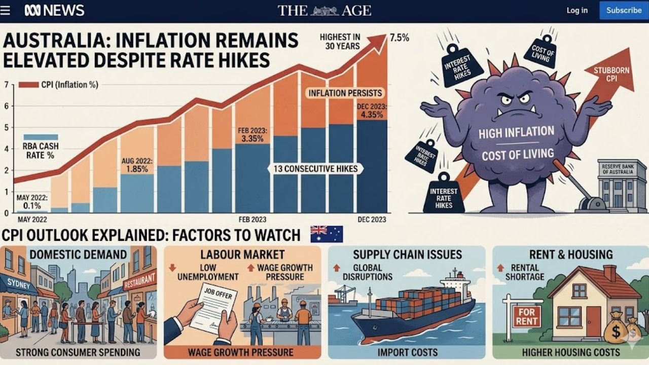 Interest Rate Hikes Fail to Cool Australia’s High Inflation: CPI Outlook Explained