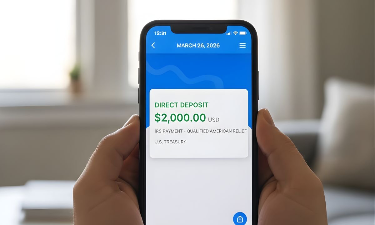 March 2026 IRS Payment: $2,000 Direct Deposit for Qualified Americans