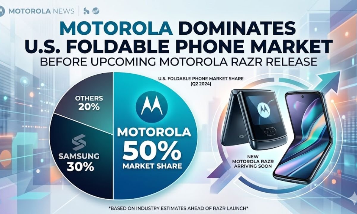 Motorola Dominates U.S. Foldable Phone Market with 50% Share Before Upcoming Motorola Razr Release