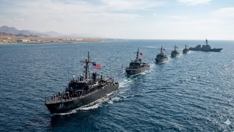 Pentagon Repositions U.S. Navy Minesweepers From Middle East to Pacific