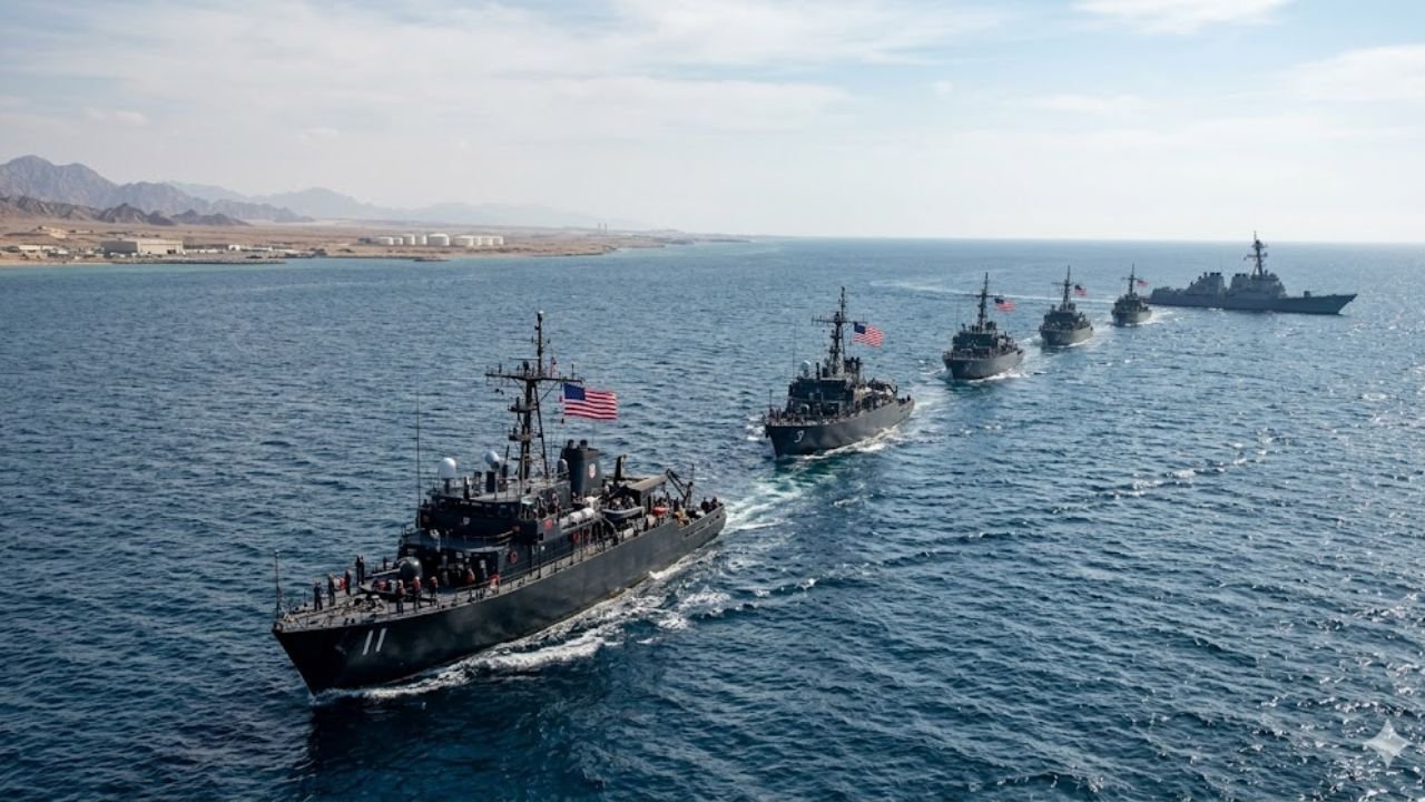 Pentagon Repositions U.S. Navy Minesweepers From Middle East to Pacific
