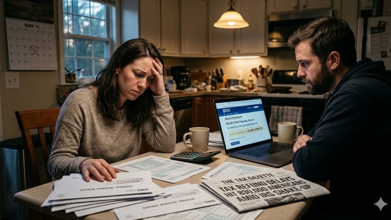 Tax Refund Delays Hit 830,000 Americans Amid IRS Shake-Up