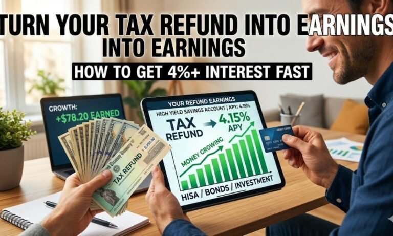 Turn Your Tax Refund Into Earnings: How to Get 4%+ Interest Fast