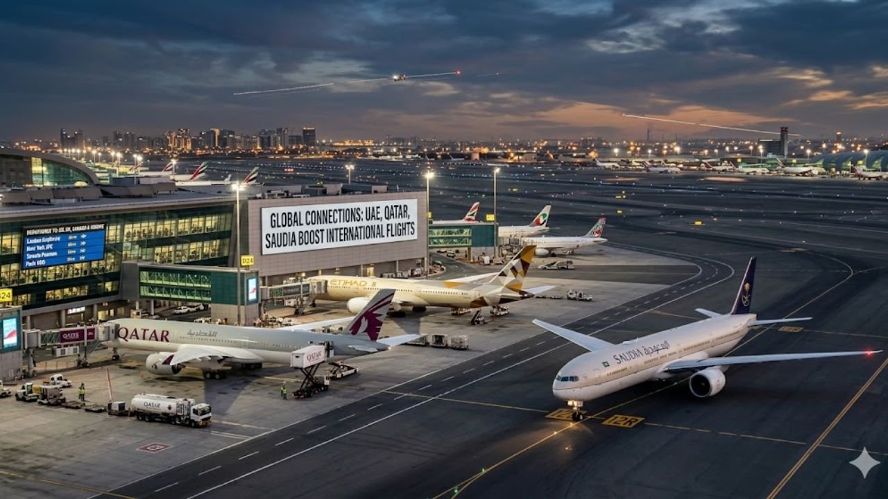 UAE, Qatar & Saudi Airlines Boost International Flights to US, UK, Canada & Europe in Major Travel Push