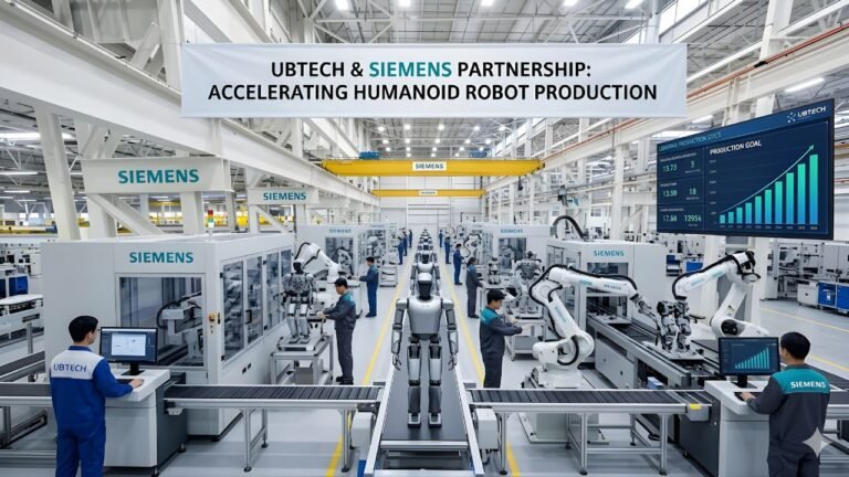 UBTech Accelerates Humanoid Robot Production Goal with Siemens Partnership
