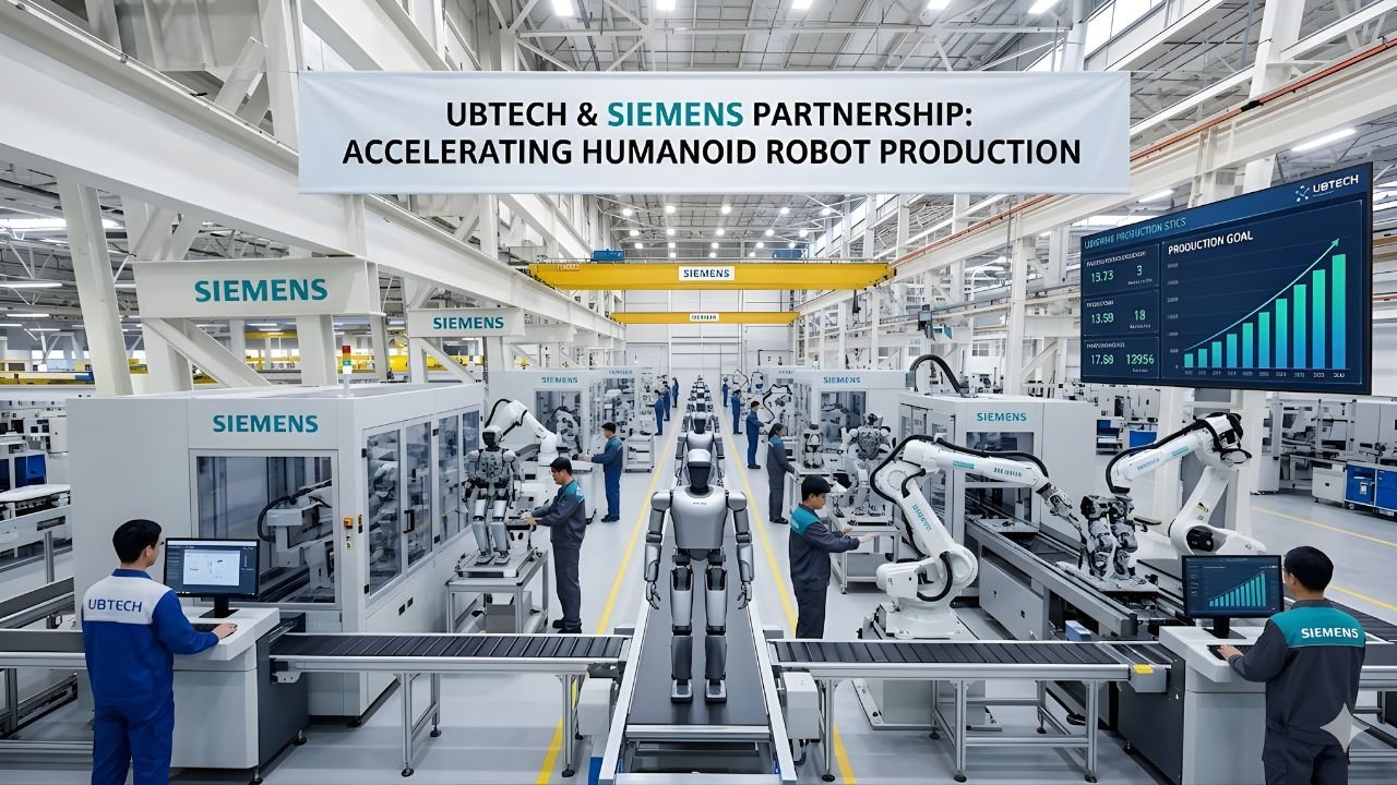 UBTech Accelerates Humanoid Robot Production Goal with Siemens Partnership