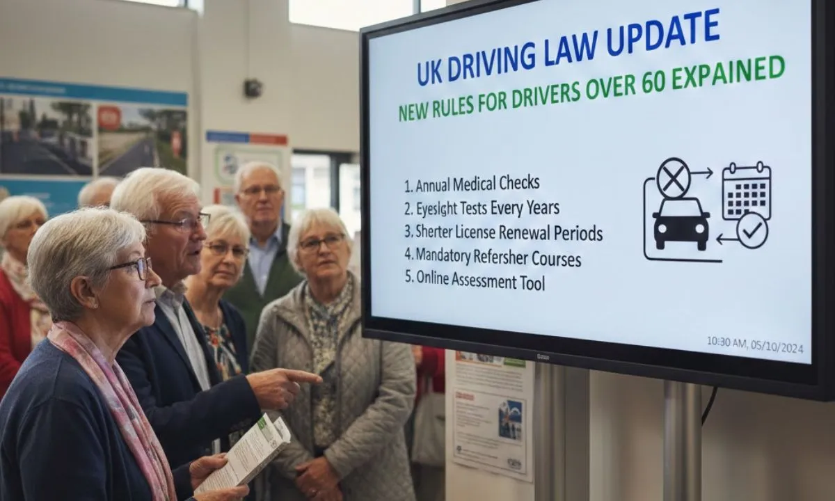 UK Driving Law Update: New Rules for Drivers Over 60 Explained