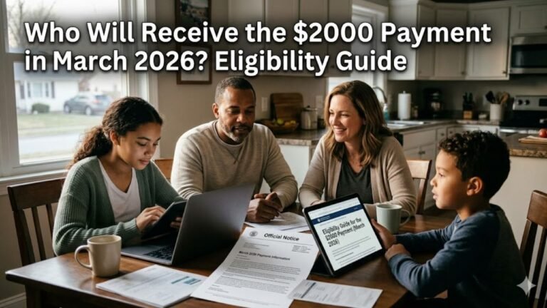 Who Will Receive the $2000 Payment in March 2026? Eligibility Guide